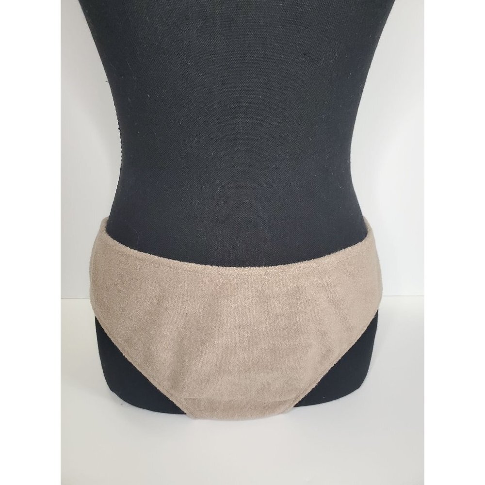 SKIMS Desert Terrycloth T-String Thong 2X Tan Authentic